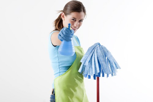 Local floor care technician restoring a hard floor surface in Outhkensington