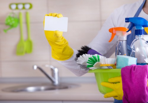 Professional sofa cleaning setup in an Outhkensington living room