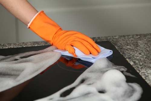 Professional cleaners in Outhkensington presenting a clean and organized interior