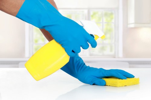 Waste handling and legal compliance for cleaning work
