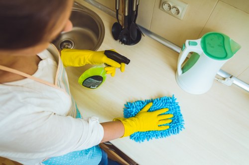 Professional house cleaning for a flat in Outhkensington