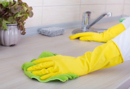 Hot water extraction cleaning for carpets in an Outhkensington flat