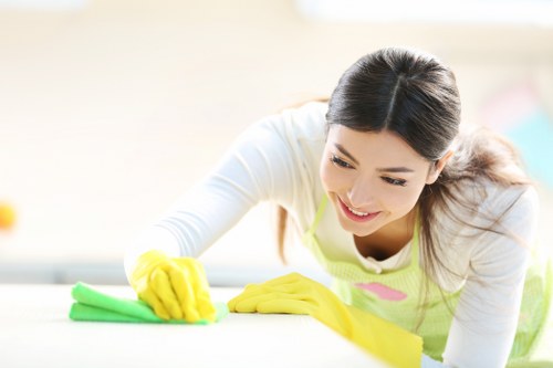 Preparing a carpeted room for cleaning in Outhkensington