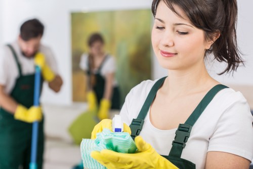 Sustainable cleaning service supporting recycling and reuse