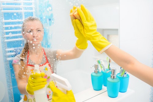 Deep cleaning of kitchen and bathroom areas during a one-off visit