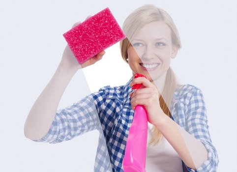 Professional carpet cleaning in a retail or customer-facing commercial space