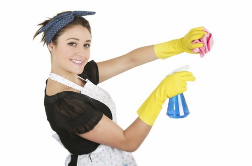 Kitchen and bathroom cleaning as part of a regular Outhkensington cleaning service